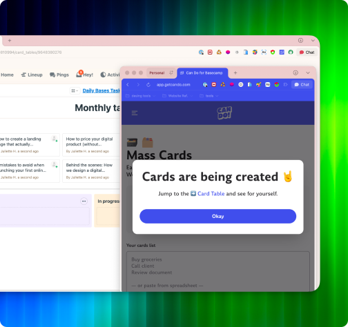 Mass Cards | CanDo! for Basecamp - (Episode 8)